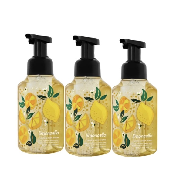 Bath & Body Works Kitchen Bath Body Works Limoncello Gentle Foaming Hand Soap 875 Oz 3 Pc